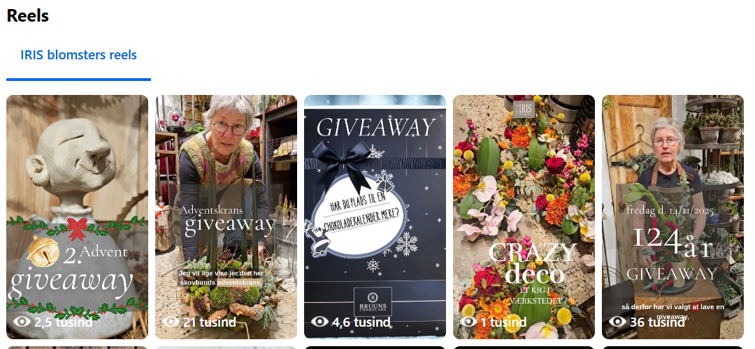 Iris Blomster, Fredericia